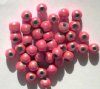 40 6mm Round Pink Miracle Beads